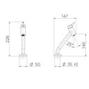 Ver imagem 7 de Torneira Para Banheiro Docol Nova Lóggica de Mesa Bica Baixa