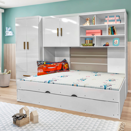 Jogo para Quarto Completo Paris Branco - 8