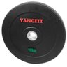 Anilha Olímpica Bumper Borracha 10kg Yangfit - 1