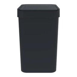 Lixeira 5 Litros com Espaço para Guardar Sacolas Soprano:Preto - 7