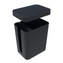 Ver imagem 3 de Lixeira 5 Litros com Espaço para Guardar Sacolas Soprano:Preto