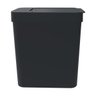 Lixeira 5 Litros com Espaço para Guardar Sacolas Soprano:Preto - 8