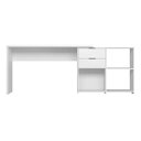 Ver imagem 5 de Escrivaninha Mesa Computador Reta ou em L 2 Gavetas Top Nt2060 Notável Branca 75x200x45