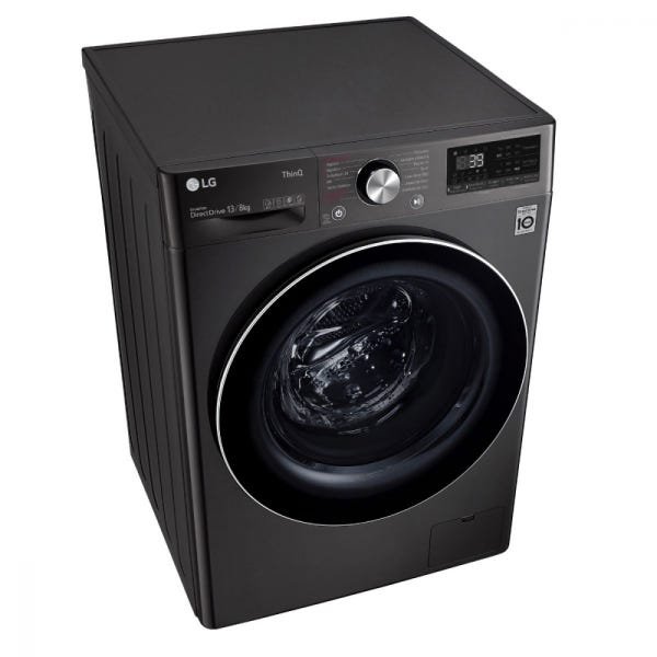 Lava e Seca LG Smart VC2 13kg Aço Escovado Preto CV9013EC4 220V - 4