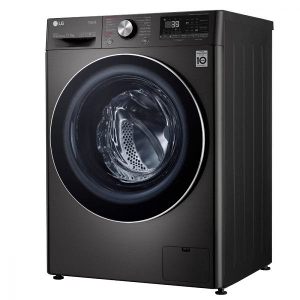 Lava e Seca LG Smart VC2 13kg Aço Escovado Preto CV9013EC4 220V - 2