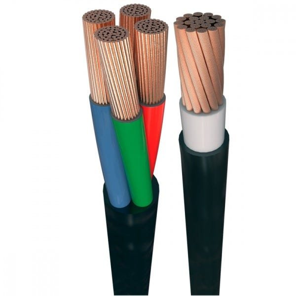 Cabo de Cobre Cordeiro 2x2,5mm 1KV 100 Metros Preto - 2