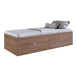 Quarto Juvenil Com Cama 80 E Mesa De Cabeceira Tokio Art in Móveis Montana - 3