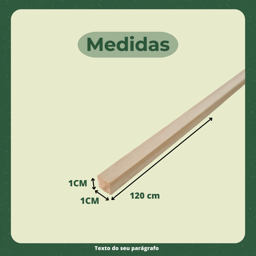 6 Ripas/sarrafos de 1x1x120 Cm Madeira de Pinus - 3