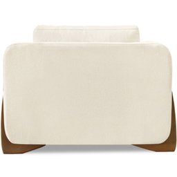 Poltrona Jolie 1 Lugar Pes Boomerang Linho Natural Ezz - 4