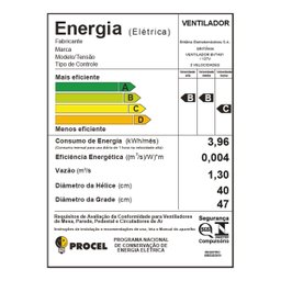 Ventilador Britânia 2 em 1 BVT481 Tecnologia Maxx Force 174W 127V - 7
