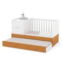 Ver imagem 3 de Berço Americano Formare Matic Cor Branco Soft/Freijó