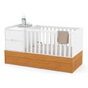 Ver imagem 6 de Berço Americano Formare Matic Cor Branco Soft/Freijó