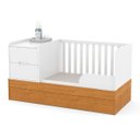 Ver imagem 2 de Berço Americano Formare Matic Cor Branco Soft/Freijó