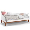 Ver imagem 2 de Cama Babá Nature Matic Cor Branco Soft/Eco Wood