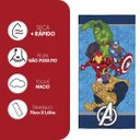 Ver imagem 2 de Toalha De Banho Infantil Aveludada Praia Piscina Personagens:Vingadores