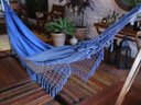 Ver imagem 3 de Rede de Descanso e Dormir Casal Reforçada Regulagem Comprimento Azul bic