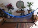 Ver imagem 2 de Rede de Descanso e Dormir Casal Reforçada Regulagem Comprimento Azul bic