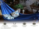 Ver imagem 5 de Rede de Descanso e Dormir Casal Reforçada Regulagem Comprimento Azul bic