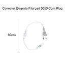 Ver imagem 4 de Fita Led 5050 Branco Frio 4 Metros 14w/m Com Conector 127v