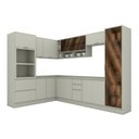 Ver imagem 3 de Cozinha Completa 14 Peças em MDF Fineze Areia HP
