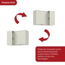 Ver imagem 6 de Cozinha Completa 14 Peças em MDF Fineze Areia HP