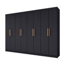 Ver imagem 3 de Guarda-roupa Casal Aurora 8 Portas 4 Gavetas - Panorama Móveis