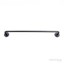Ver imagem 2 de Porta Toalha Metal Black Barra Aço Inox 45cm para Banheiro