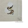 Guardanapo Linho Ponto Ajour Bordado Duo Birds - 50 x 50 cm - 3