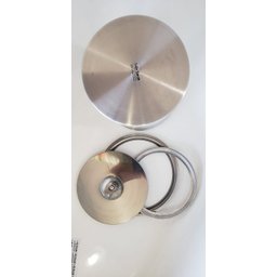 Kit 6 Lixeiras Pia Cozinha Embutir No Granito Em Inox 3lt 15X25 CM - 4