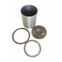 Kit 6 Lixeiras Pia Cozinha Embutir No Granito Em Inox 3lt 15X25 CM - 5