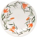 Ver imagem 2 de Kit Jogo Prato Sobremesa Lanche 4 Pessoas 4 Peças Lírios 18cm