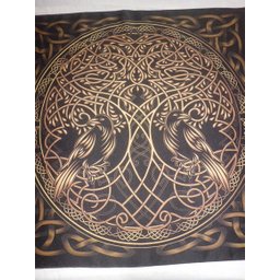 TOALHA ESOTERICA CORVO CELTA DEUSA MORRIGAN - 2