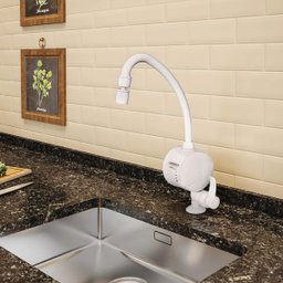 Torneira Eletrica Lorenzetti Loren Easy Branca 220v 5500w de Mesa - 2