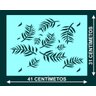 Stencil Decorativo Molde Vazado para Pintura em Parede 11 Top - 2