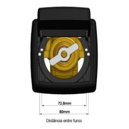 Acabamento Para Válvula Descarga Deca Hydra Max ou Docol Abs Cromado - 2