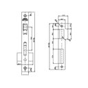 Ver imagem 2 de Fechadura Dama Externa Espelho 55mm Preto 1026901/55-z Zep Arouca