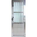 Ver imagem 1 de Porta de Alumínio Social Postigo Esquerda Brilhante