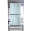 Ver imagem 3 de Porta de Alumínio Social Postigo Esquerda Brilhante