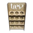 Ver imagem 1 de Porta Cápsulas Display de Mdf 3 Corações com 12 Espaços Tam:35x19x7cm Cod:pc005