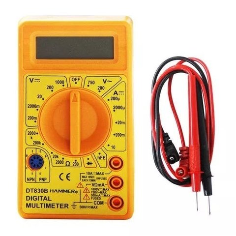 Multimetro Digital Profissional Multiteste Bateria Portátil