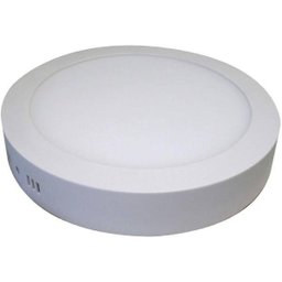 Luminária Painel LED Plafon Sobrepor Redondo 18W Branco Frio - 2