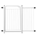 Ver imagem 1 de Portão Pet Grade Proteção 80cm Branco Criança Bebê Cachorro Cão com Extensor 30cm Itagold