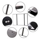 Ver imagem 4 de Espelho Led de Maquiagem Portatil Triplo com Aumento Dobravel Iluminacao para Bolsa Viagem Mesa ou C