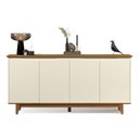 Ver imagem 4 de Buffet 4 Portas Flow Off White/ Freijó - Ej Moveis