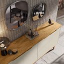 Ver imagem 3 de Buffet 4 Portas Flow Off White/ Freijó - Ej Moveis