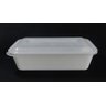 Pote Plastico 1000ml Branco com Tampa Reflet Delivery C/10 Un - 2