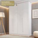Ver imagem 4 de Guarda-Roupa Closet 2 Módulos Roupeiro 4 Portas 4 Gavetas Versatille Yescasa