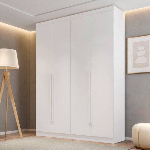 Guarda-Roupa Closet 2 Módulos Roupeiro 4 Portas 4 Gavetas Versatille Yescasa