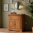 Ver imagem 2 de Balcão Manchester 2 Portas 1 Gaveta 89 X 90 X 45 Cm (a X L X P) - Cor Imbuia Glazer