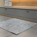 Ver imagem 1 de Tapete Passadeira Trellas França Cinza Antiderrapante Algodão e Poliéster Ideal para Sala Quarto Dec